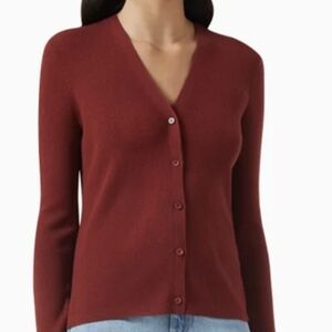 Maroon Cardigan | Ann Taylor